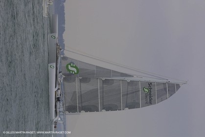 Géronimo - départ Trophée Jules Verne 2001 - Brest