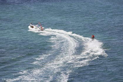 Waterskiing - Wakeboard - Privilege 585 - Matira - Martinique - Caribbean