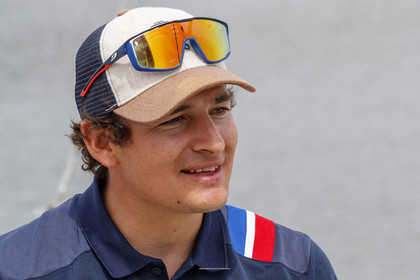 15 04 2024, Marseille (FRA), présentation des sélectionnés olympiques français en voile pour les Jeux Olympiques de Paris 2024. Erwan Fischer