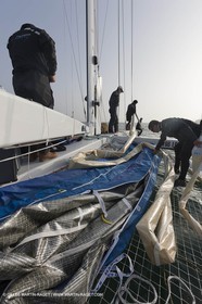 09 10 2010 - Morges (SUI) - L'Hydroptère.CH - 1st sail