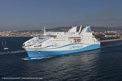 14 01 2012 - Marseille (FRA,13) - La Meridionale shipping company - the Piana off Marseille and the Calanques