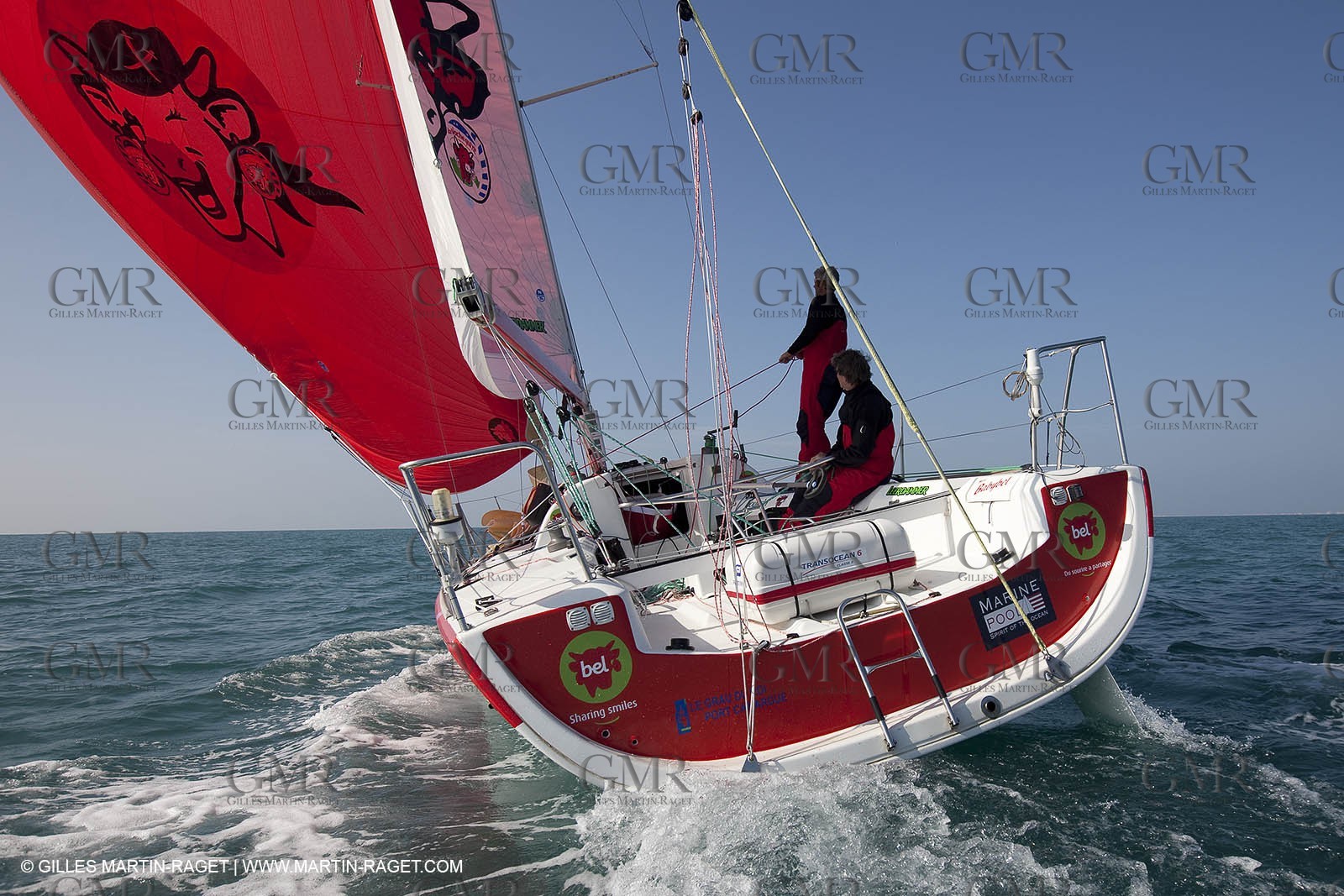 13 03 2010 -  La Grande Motte   Port Camargue (FRA) - Groupe Bel - Kito de Pavant   Sebastien Audigane training for Transat AG2R
