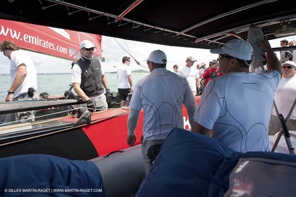 29 01 2009 - Auckland (NZL) - Louis Vuitton Pacific Series - BMW ORACLE Racing - Training