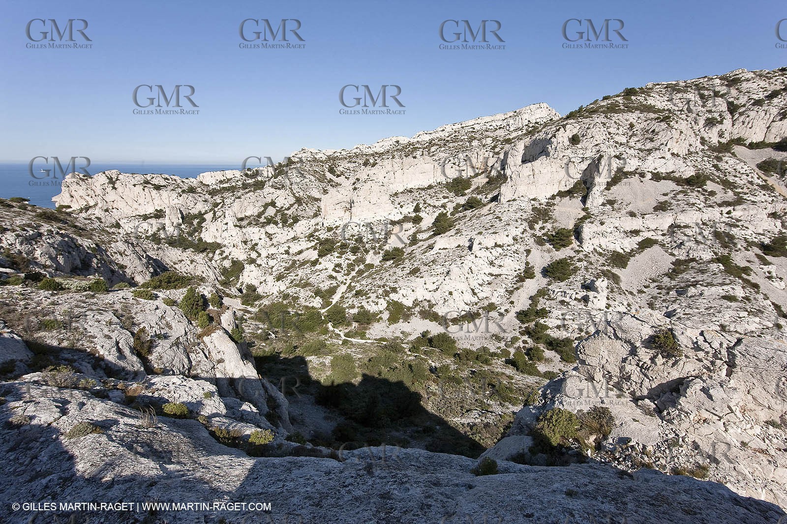 18 04 2009 - Marseille (FRA, 13) - Les Calanques - Upper part of Vallon St Michel