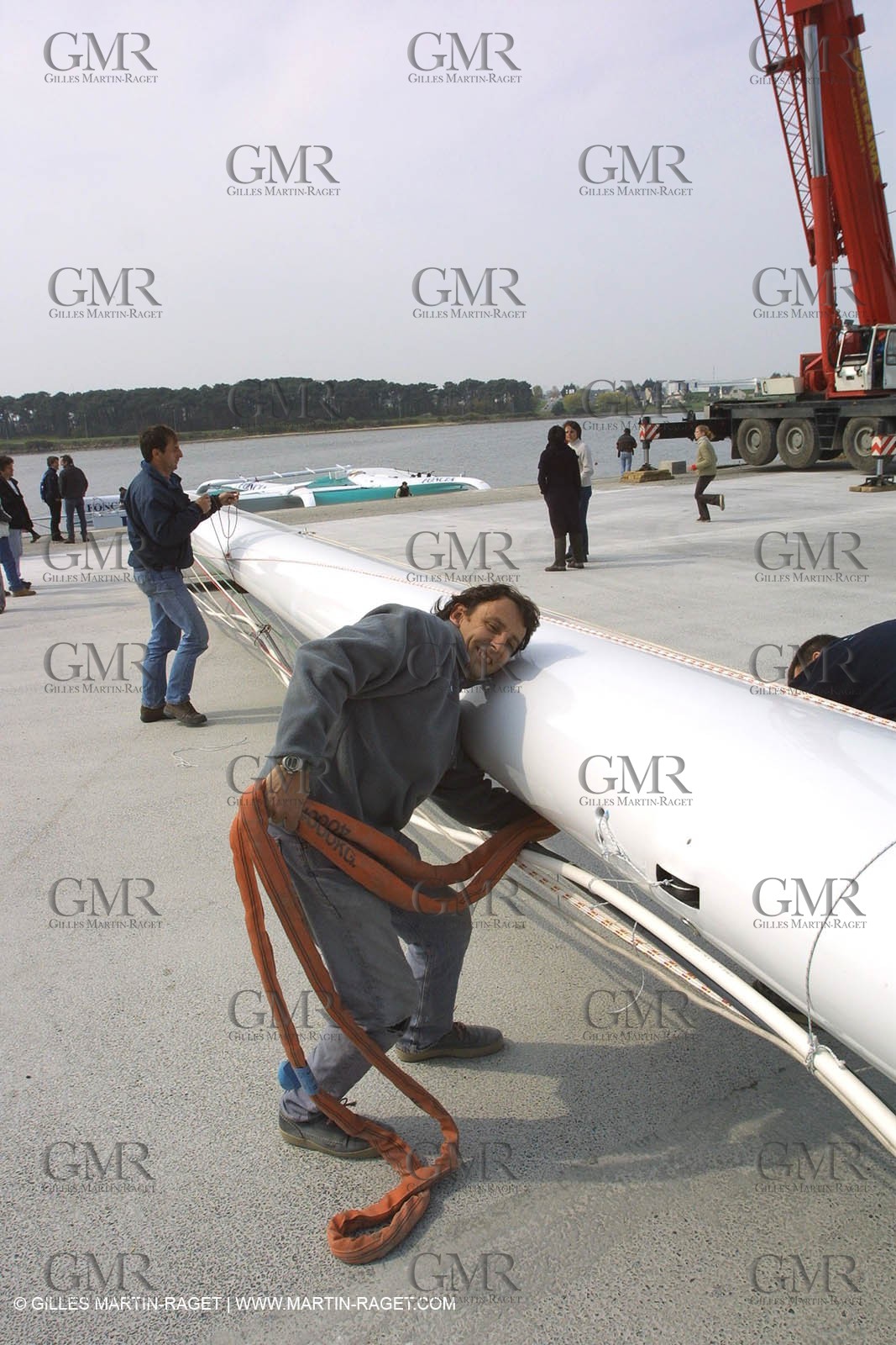 ORMA 60' Trimaran Foncia 2 - Alain Gauthier - Boat building - Boat yard