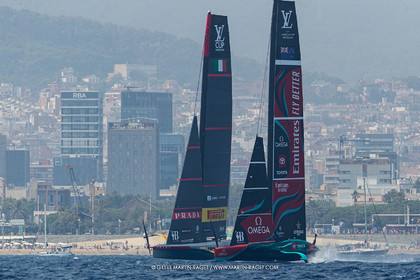 22 08 2024, Barcelona (ESP), Louis Vuitton 37th America's Cup, Louis Vuitton Preliminary Regatta, Race Day 1