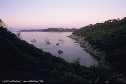 France, Provence, Iles d'Hyères, Port Cros