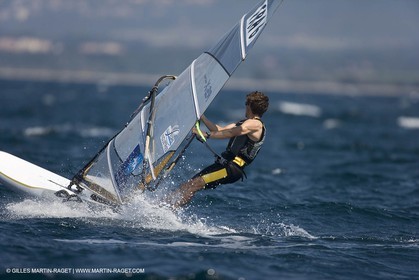 27 04 2007 - 2007 Semaine Olympique Française - Hyères (South of France) - Day 6 - Medal Race - Team France - RS:X - Bontemps Julien