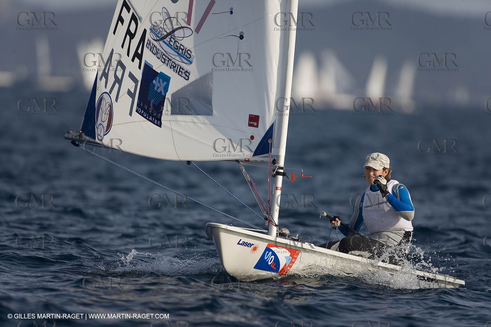 25 04 2007 - 2007 Semaine Olympique Française - Hyères (South of France) - Day 4 - Team France - Laser Radial - Deturckheim Sophie