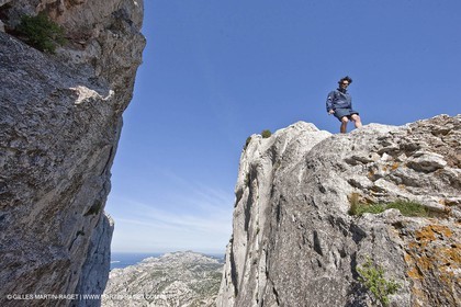 30 04 2009 - Marseille (FRA, 13) - Les Calanques - Couloir du Candelon