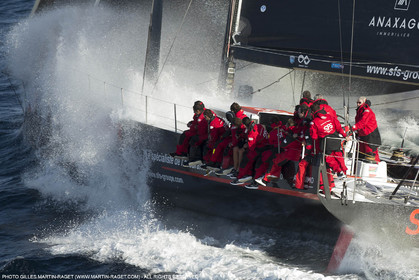 24 mars 2016   Marseille (FRA,13), SFS II (skipper Lionel Péan), dernière sortie d'entraînement avant la SNIM