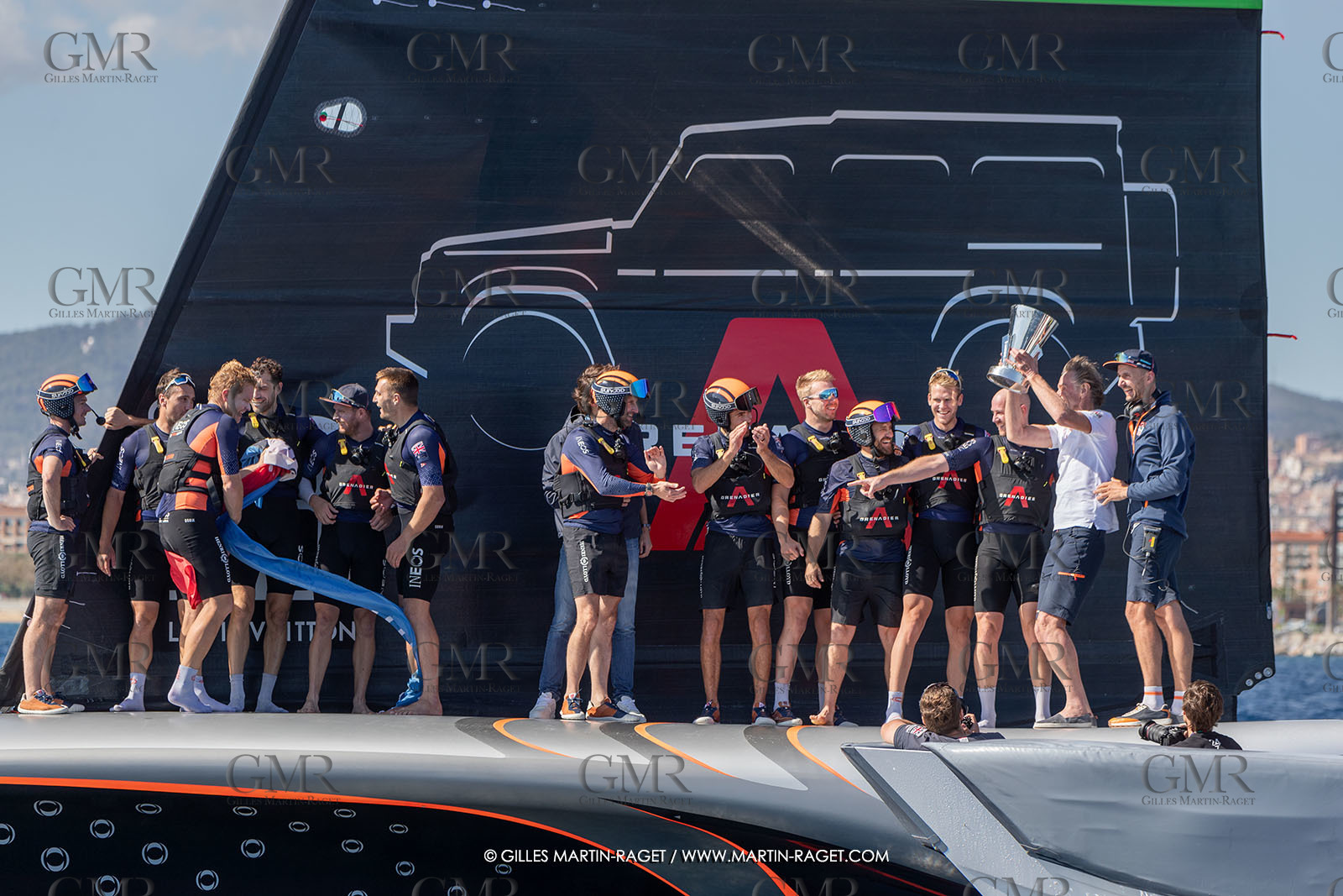 04 10 2024, Barcelona (ESP), 37th America's Cup, Louis Vuitton Cup Final, Race Day 7