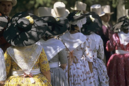 France, Provence, Traditionnal costume from Arles