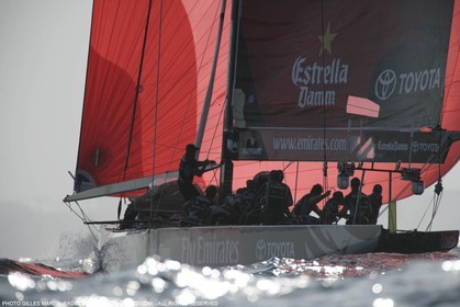 26 06 2007-Valencia (Spain)- 32nd America's Cup - Final Match - Day 3 - Alinghi vs Emirates Team New Zealand