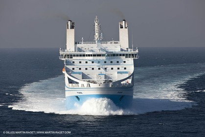 14 01 2012 - Marseille (FRA,13) - La Meridionale shipping company - the Piana off Marseille and the Calanques