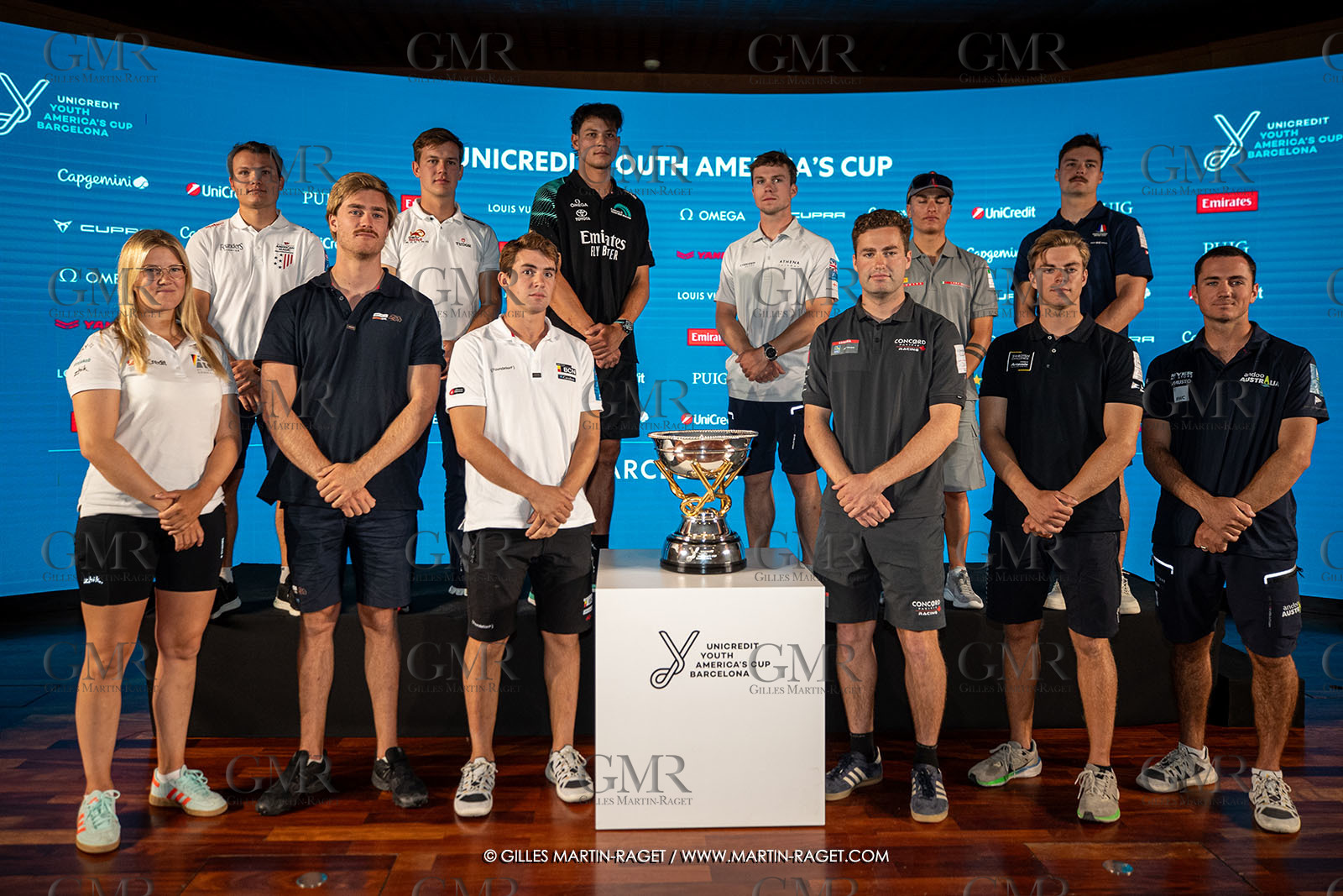 16 09 2024, Barcelona (ESP), 37th America's Cup, Unicedit Youth AMerica's Cup, press conference