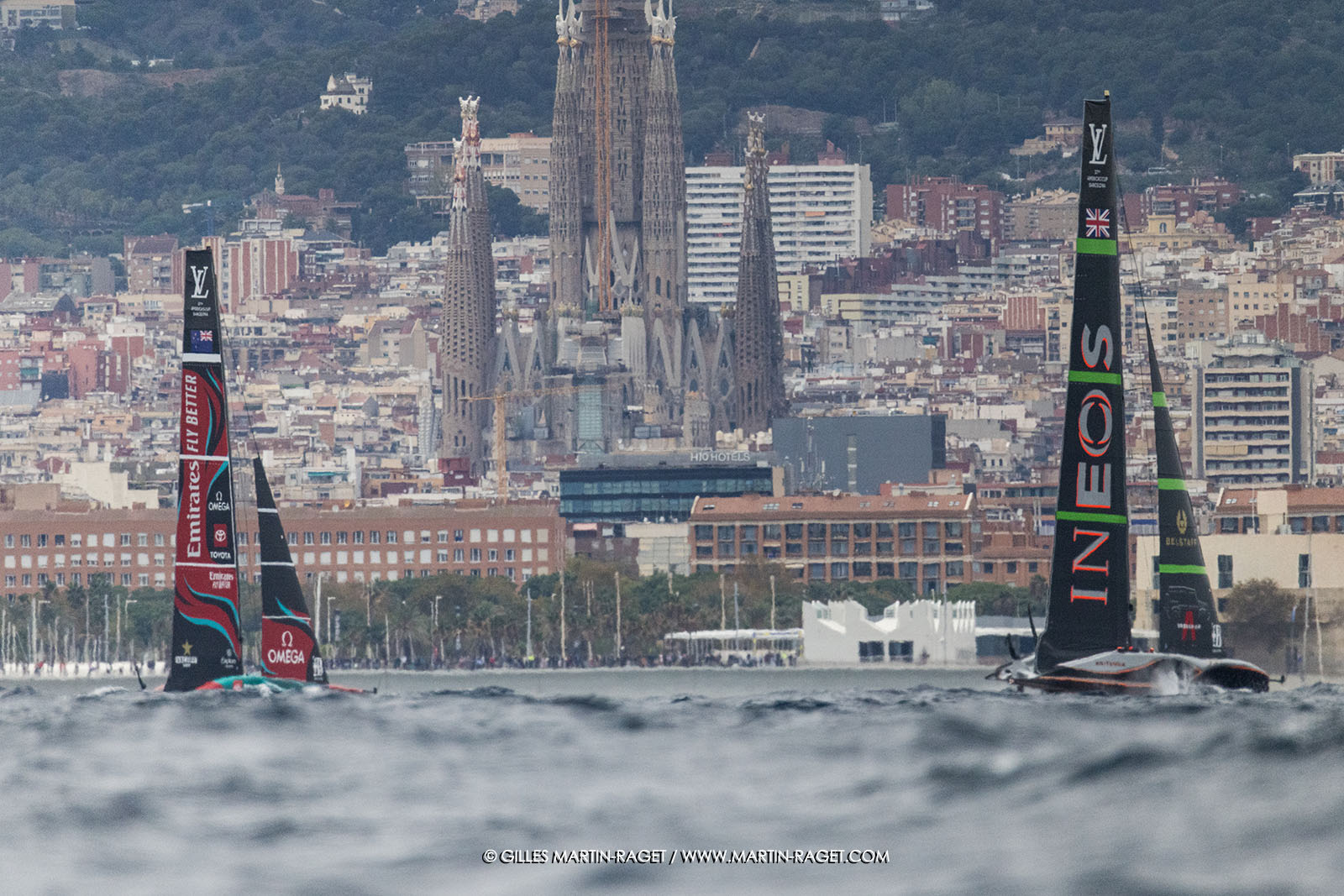 18 10 2024, Barcelona (ESP), Louis Vuitton 37th America's Cup, Final Match, Race Day 5, Race 8