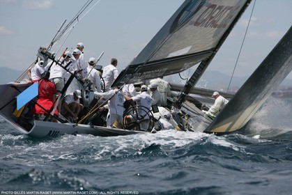 14 05 2007-Valencia (Spain)- 32nd America's Cup - Louis Vuitton Cup - Semi-final - Day 1 - BMW ORACLE racing