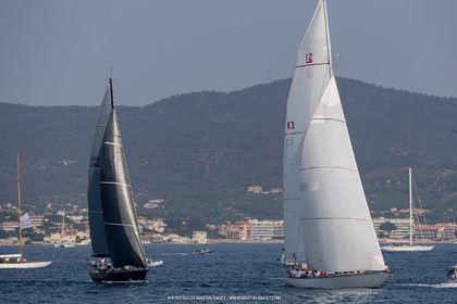 05 10 2023, Saint-Tropez (FRA,83), Les Voiles de Saint-Tropez 2023, Race Day 5, Défi Pride Vs Ikra
