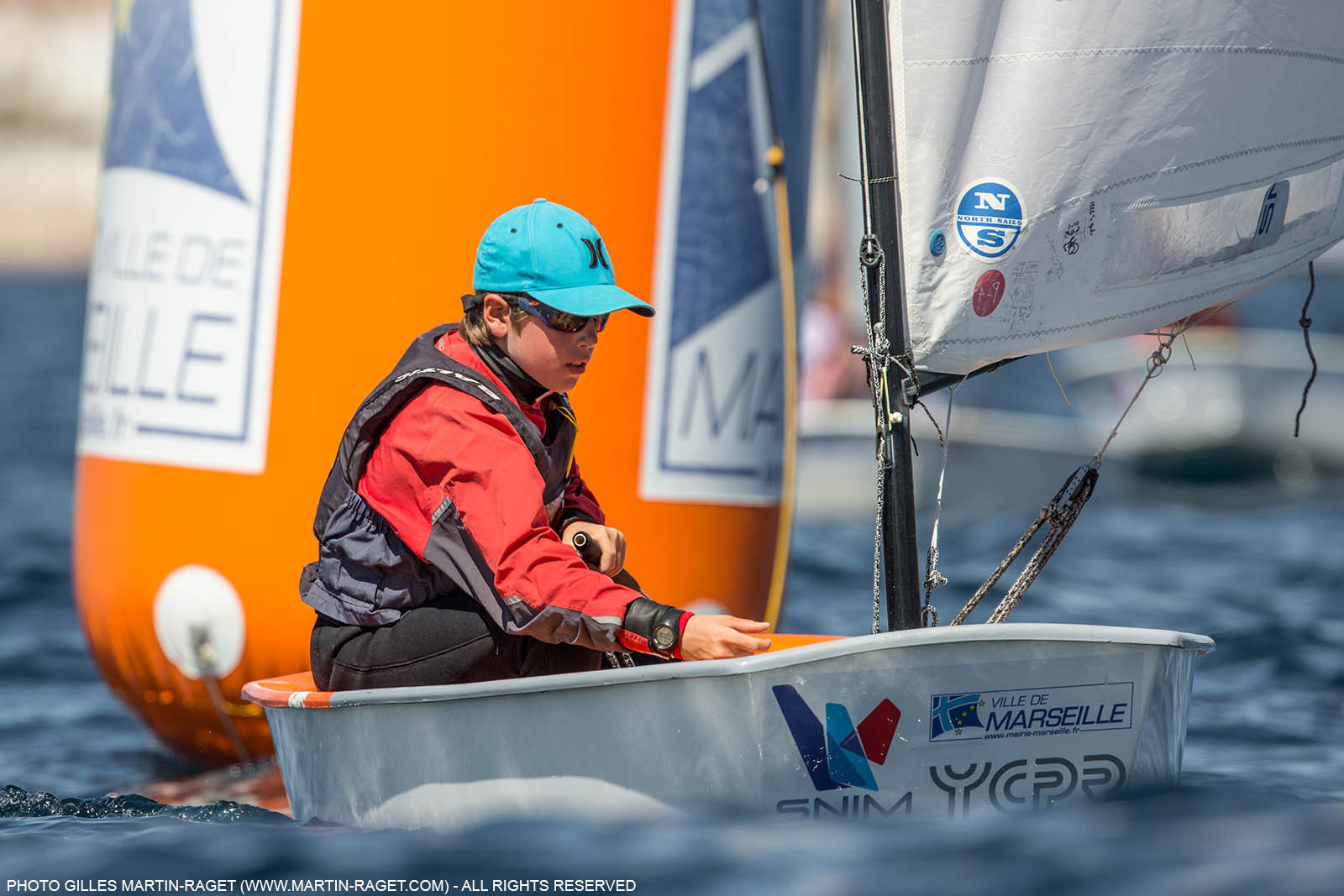 14 04 2016, Marseille (FRA,13), SNIM Dériveurs, Coupe Internationale de Printemps Optimist, Day 4