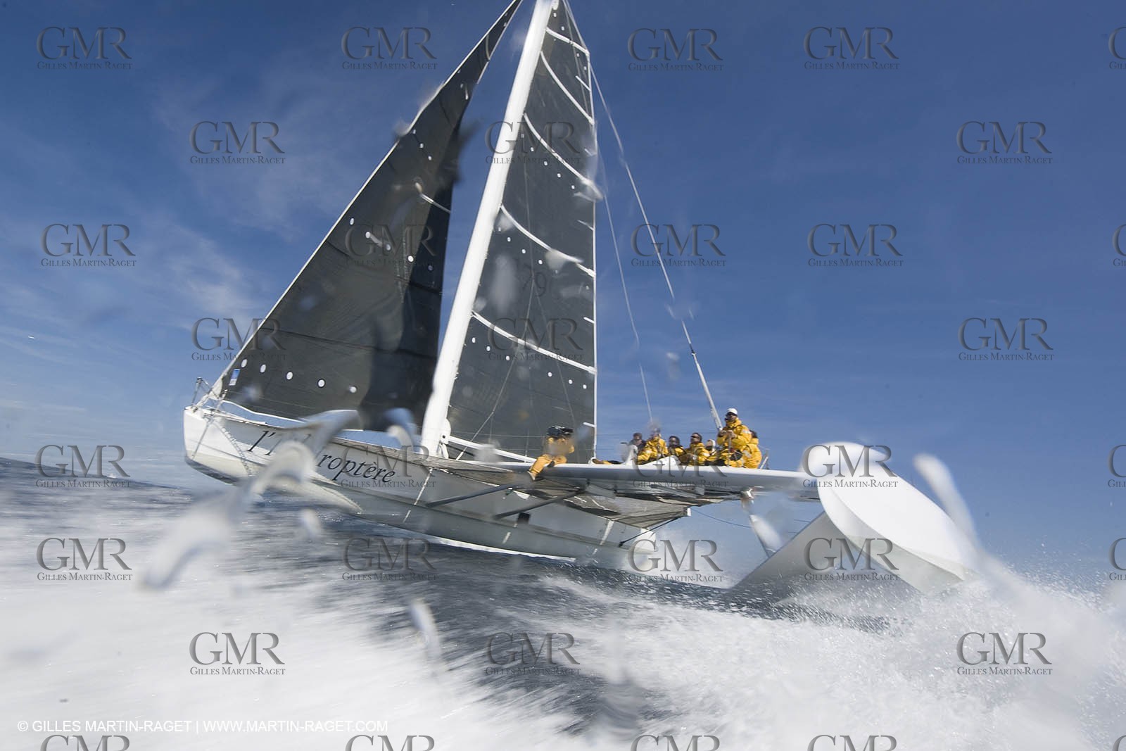 14 06 2008 - Toulon-Hyères (FRA,83) - 50 knots record attempt trials by l'Hydroptère