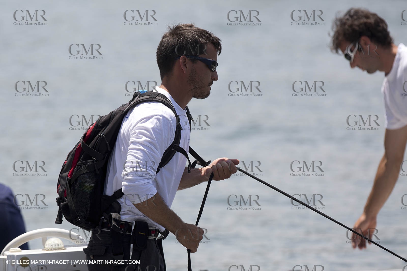 05 07 2012 - New York (USA) - Ocean Krys Race - Speed runs in fornt of NY city