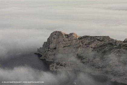 18 07 2012 -Marseille (FRA ) - The Calanques - Unusual foggy conditions - Sormiou calanque