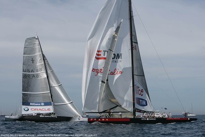 18 05 2007-Valencia (Spain)- 32nd America's Cup - Louis Vuitton Cup - Semi-final - Day 5 - BMW ORACLE racing
