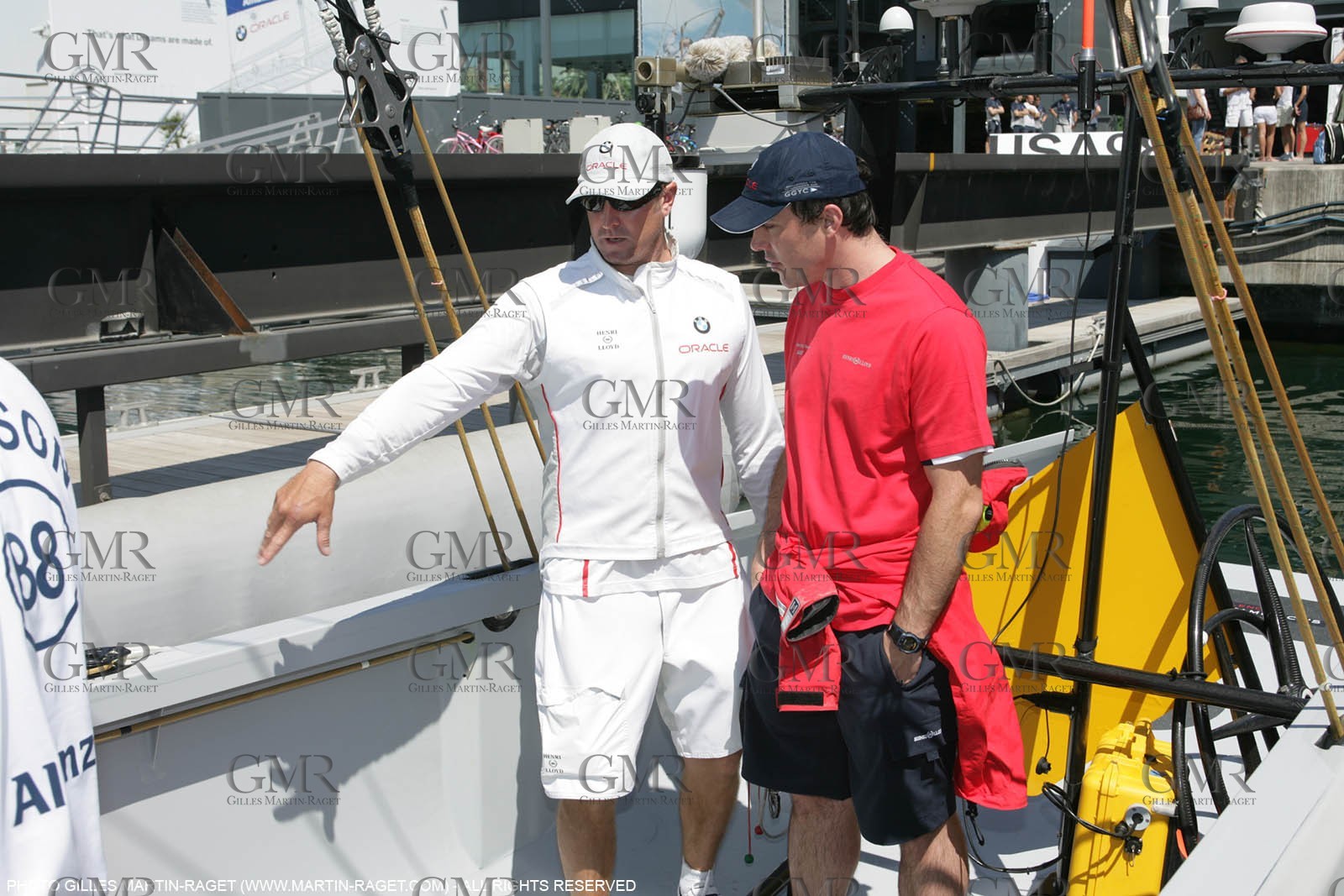 8 05 2007-Valencia (Spain)- 32nd America's Cup - Louis Vuitton Cup - RR2 - Day 10 - BMW ORACLE Racing