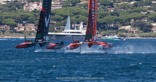 10 09 2025, Saint-Tropez,(FRA), Rockwool SailGP France Saint-Tropez, Race Day 1