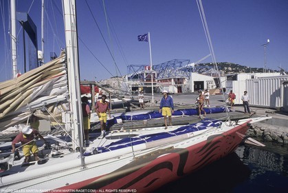 Sailing, Yacht Racing, America's Cup XXVIII, San Diego (USA,CA), 1992, Le Défi Français