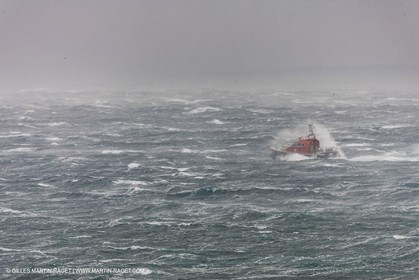 28 10 2012 - Marseille (FRA,13) - MIstral Force 10, La Bonne Mère, rescue boat sailed by the firemen sailors of Marseille
