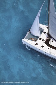 Cruising multihull sailing