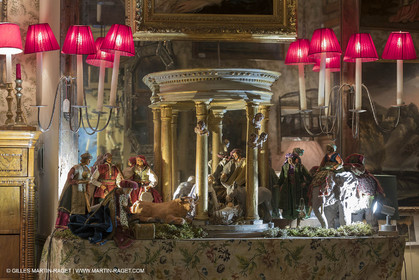 27 01 2018; L'isle sur Sorgue (FRA; 84); Les antiquaires; Crèche et santons de Jean-Jacques Bourgeois