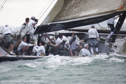 03 08 2010 - Cowes (UK, IOW) - The 1851 Cup -  BMW ORACLE Racing - Day 1.