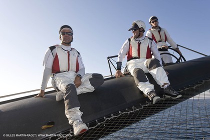 18 11 2008 - San Diego (CA, USA) - America's Cup - BMW ORACLE Racing - 90 ft trimaran sea trials - San Diego