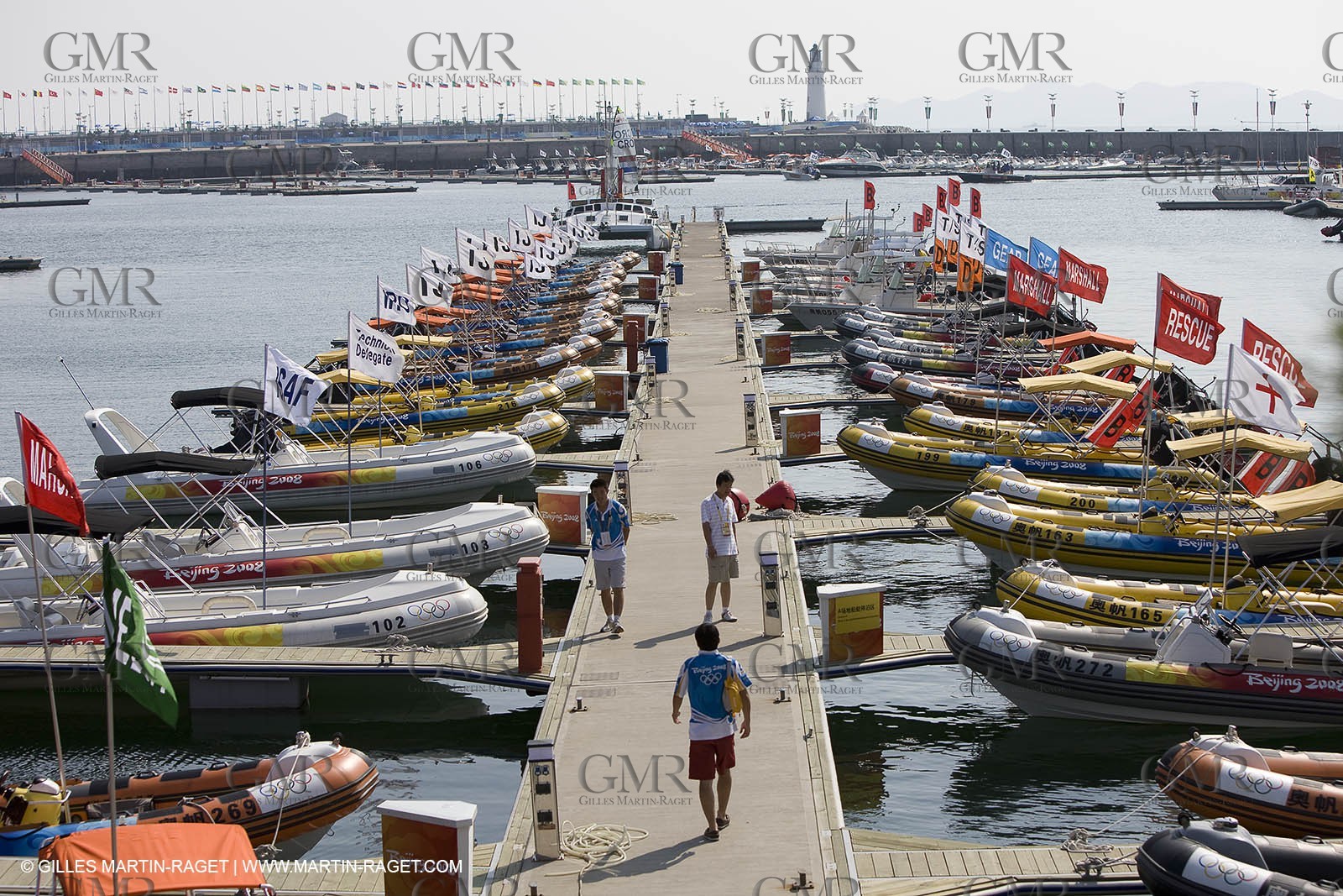 07 08 2008 - Qingdao (CHN) - Olympic games - The olympic Marina