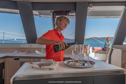 30 08 2018, Porto Vecchio (FRA, South Corsica) Chantier Fountaine-Pajot, Alegria 67