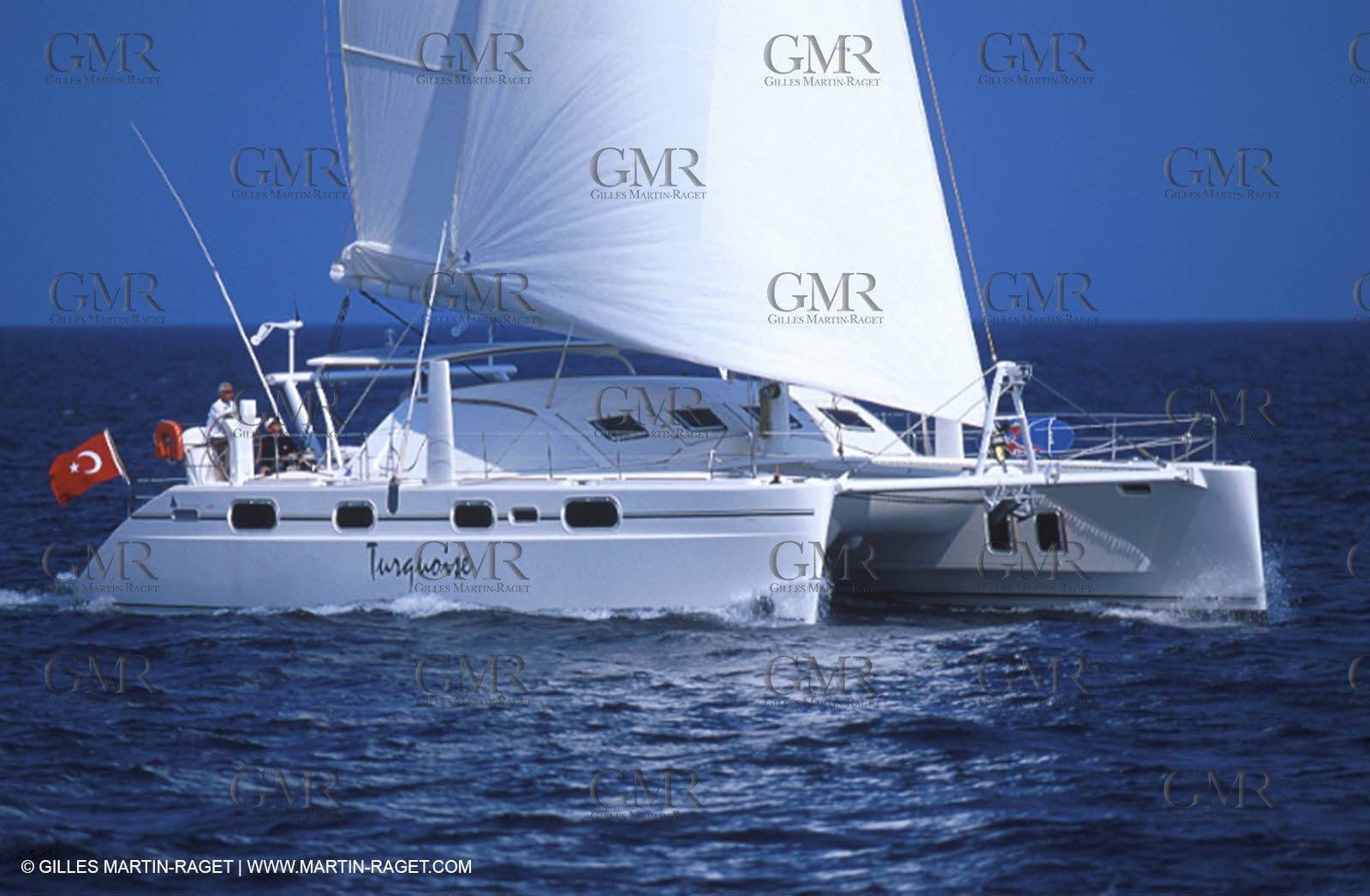 Cruising multihull sailing