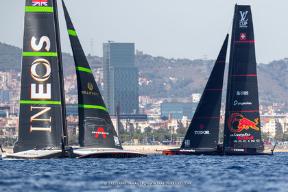 16 09 2024, Barcelona (ESP), 37th America's Cup, Louis Vuitton Cup Semi-final, Race Day 3