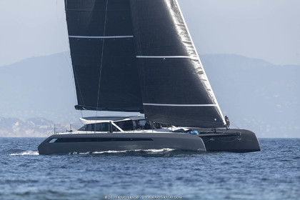 16 02 2019, Porquerolles (FRA,83), Gunboat 68 sail testing  3