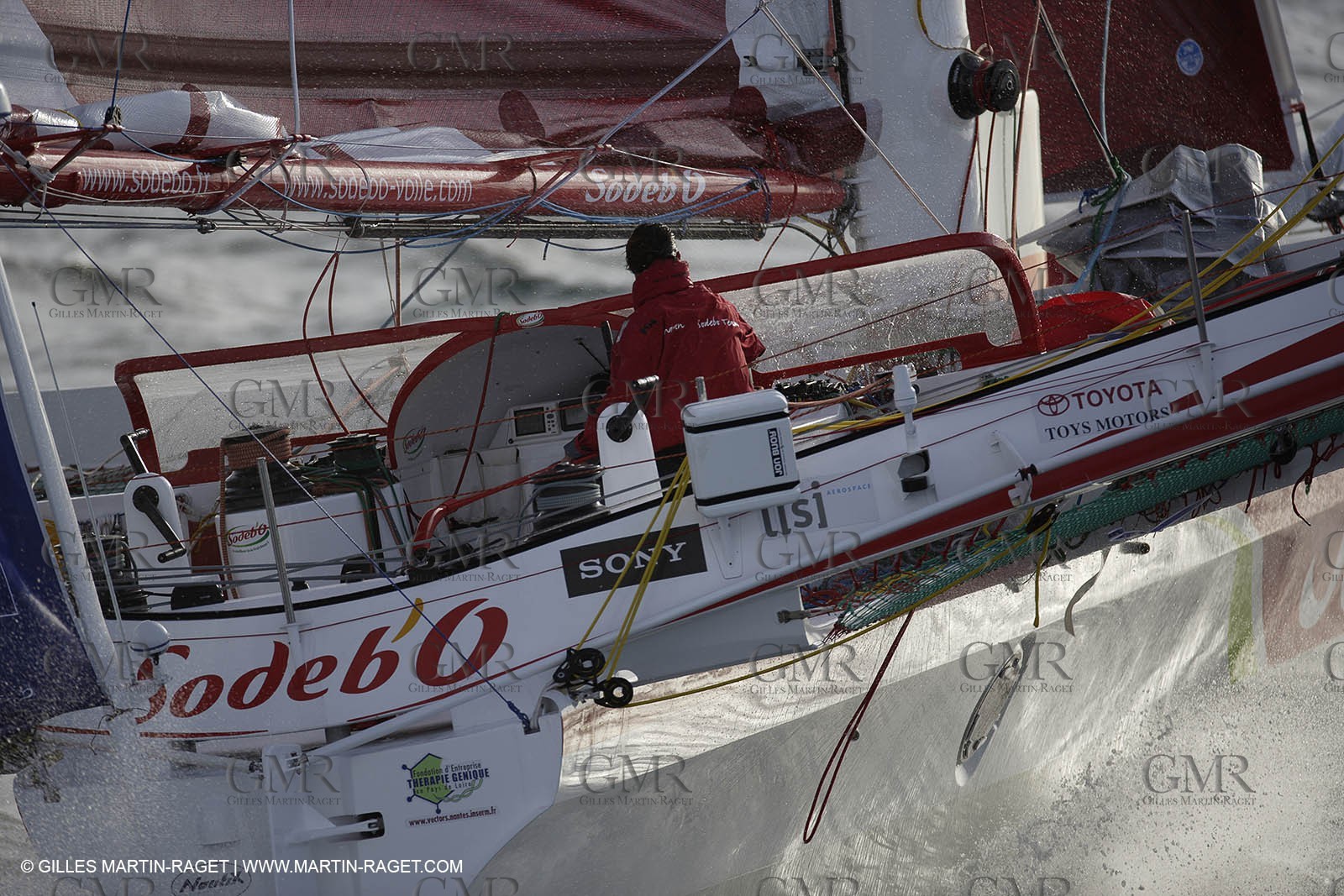 11 10 2008  -Lorient (FRA)  -  Multis Orma - Sodebo (Thomas Coville) - Route du Rhum 2006 training