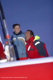 Round the world solo record - Idec - Francis Joyon - Brest finish
