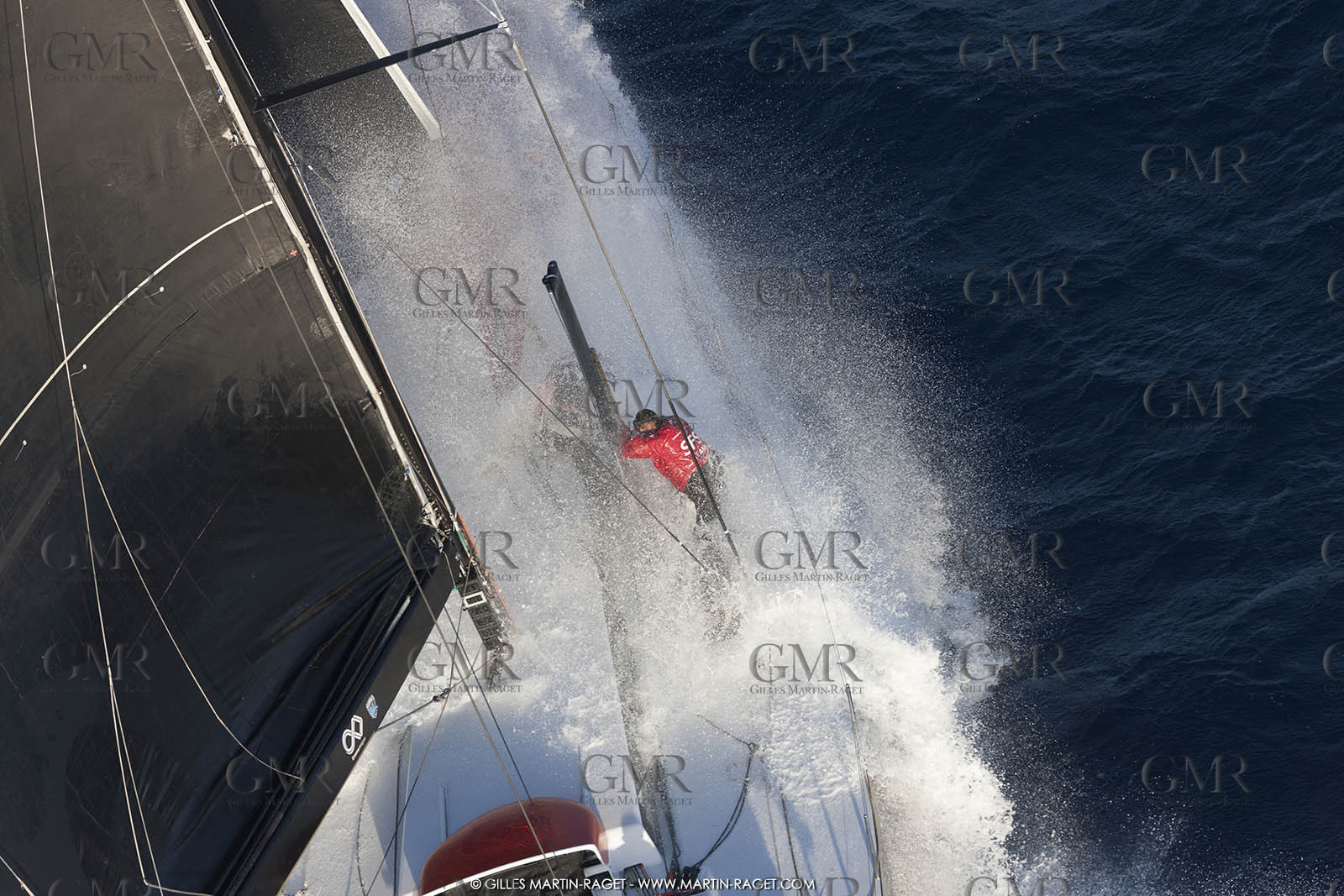 09 10 2017, Calvi (FRA,20), VOR 70 Babsy, Tentative de record autour de la Corse à la voile, skipper Franck Cammas