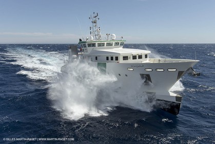 Al Azizi -  H2X boatyard - Oceanographjic research ship - Sea trials off La Ciotat (FRA,13) - 29 07 2014