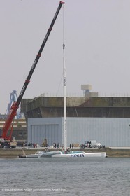 ORMA 60' Trimaran Foncia 2 - Alain Gauthier - Boat building - Boat yard