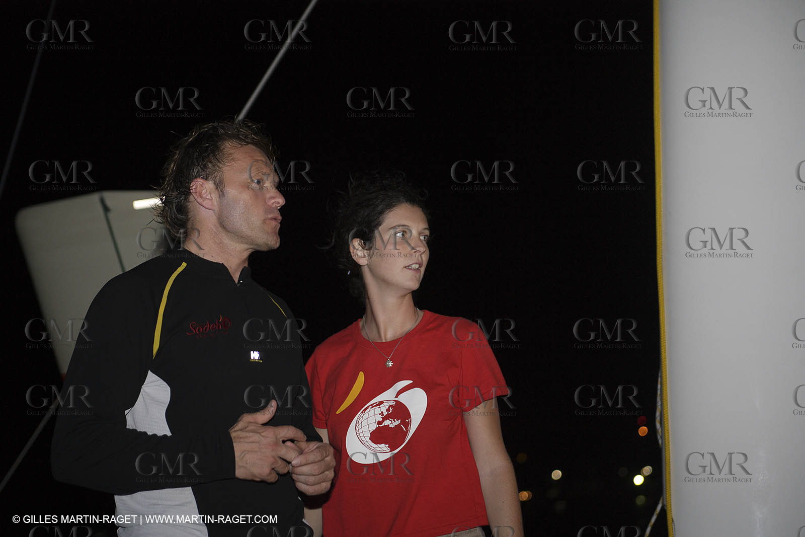 06 11 2006 - Pointe à Pitre Guadelupe (FRA) - Route du Rhum 2006 arrival - Thomas Coville (Sodebo)
