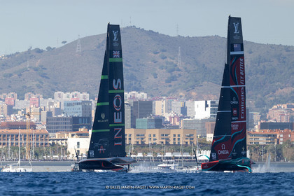 19 10 2024, Barcelona (ESP), Louis Vuitton 37th America's Cup, Final Match, Race Day 6