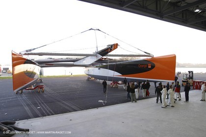 Vannes - Chantier Multiplast - sortie de chantier Orange II