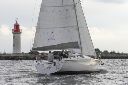 28 01 2016, Sète (FRA,34), Cruising on Thau Basin, Cnal du Midi entrance